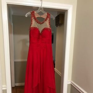 Red Ball Gown Prom Dress